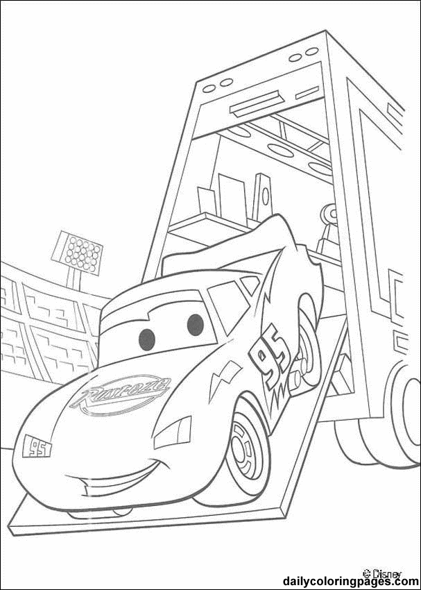 Plansa de colorat cu Cars pixar 148 55